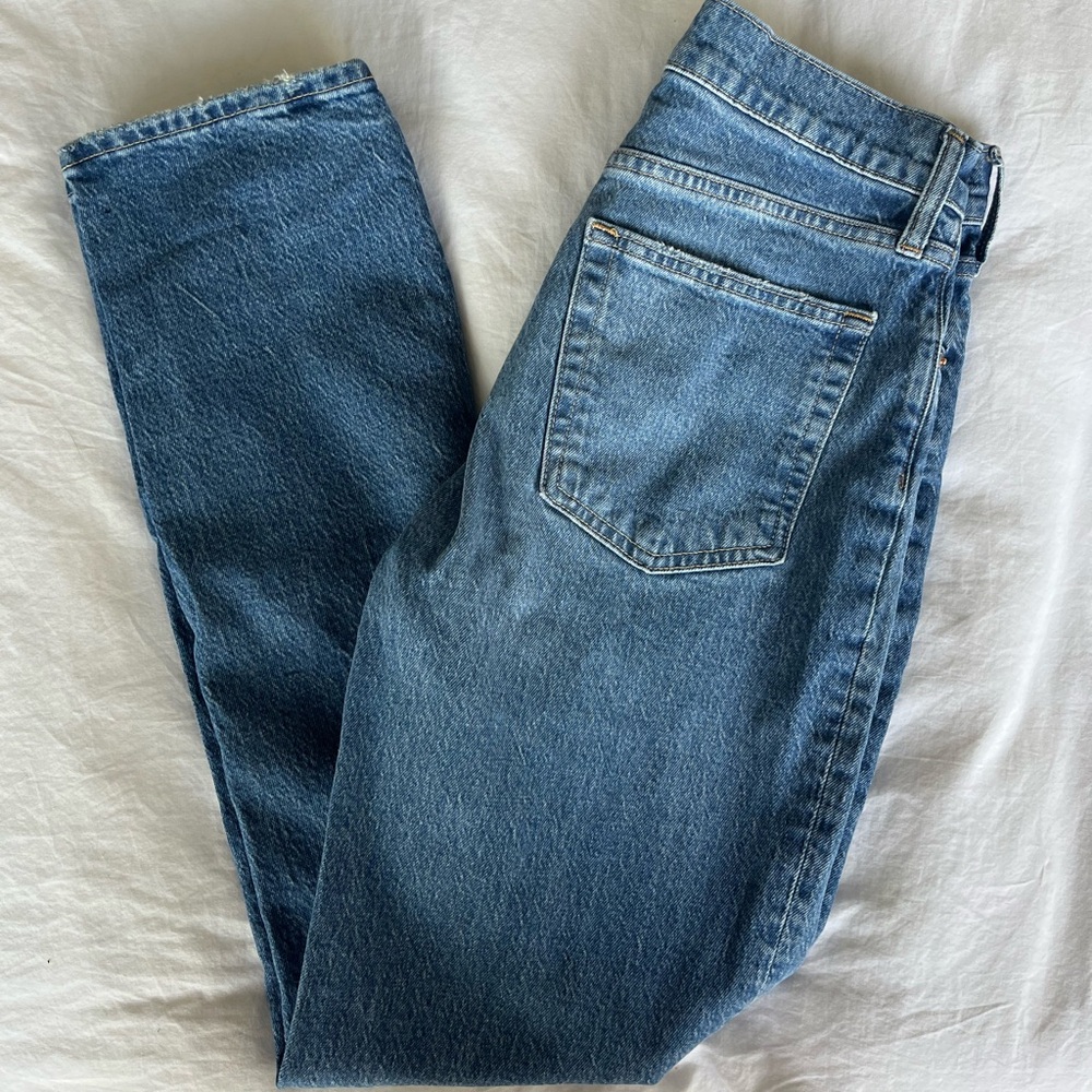 Gap cheeky straight high rise jeans